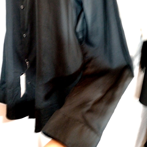 Calvin Klein TAG,ButtonUp Shirt, Men,  Collar, Bttn Cuffs, Black, 32-33/17 - Picture 13 of 15